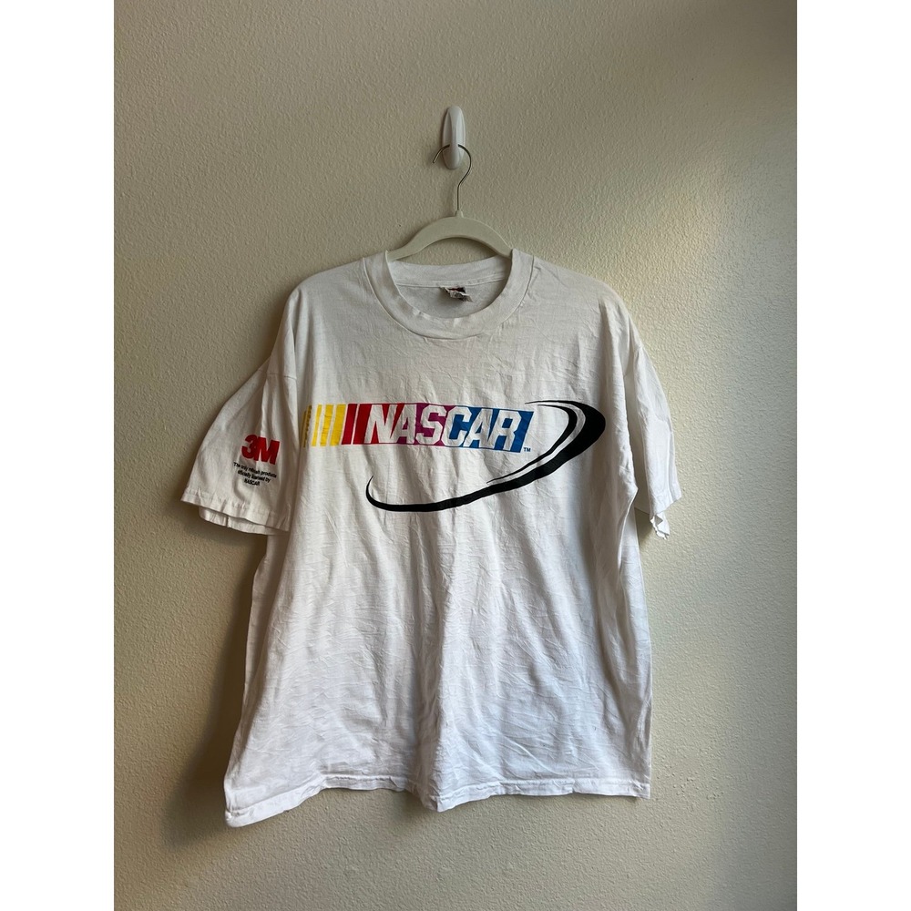 Vintage‎ NASCAR 1997 T-Shirt NASCAR Graphic T 3M Official, Size XL